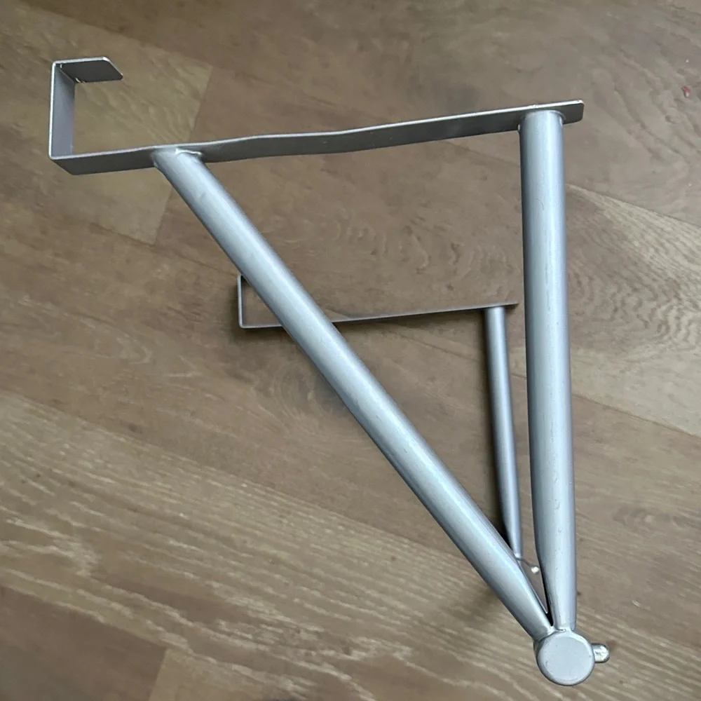 Silver Metal Over-The-Door Closet Organizer